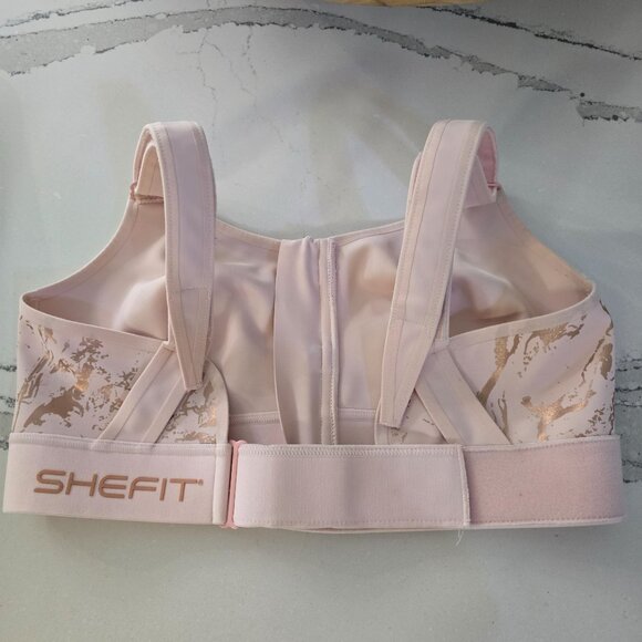 Shefit Women Ultimate Sports Bra With Adjustable Fit & Zip Front Closure SZ 1Lux - Picture 13 of 14